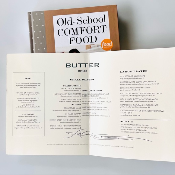 Alex Guarnaschelli Cookbook, SIGNED BOOK & MENU, Alex authentic signature book💯 - Picture 14 of 15
